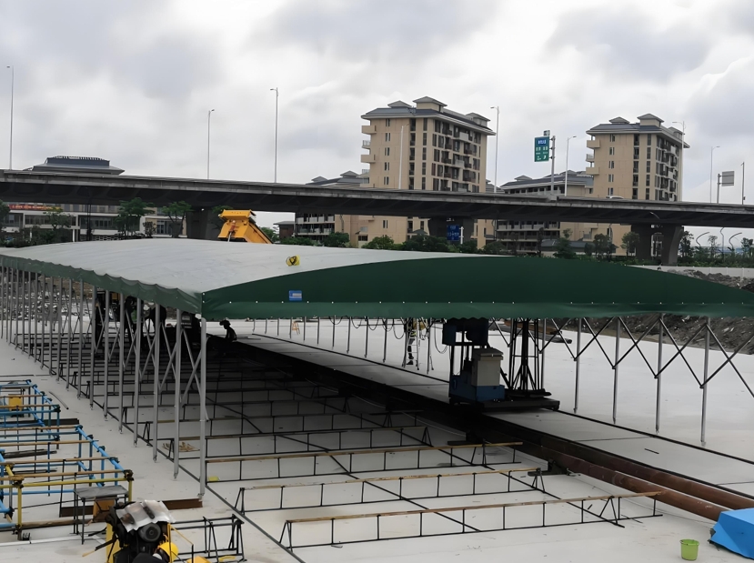 推拉篷施工